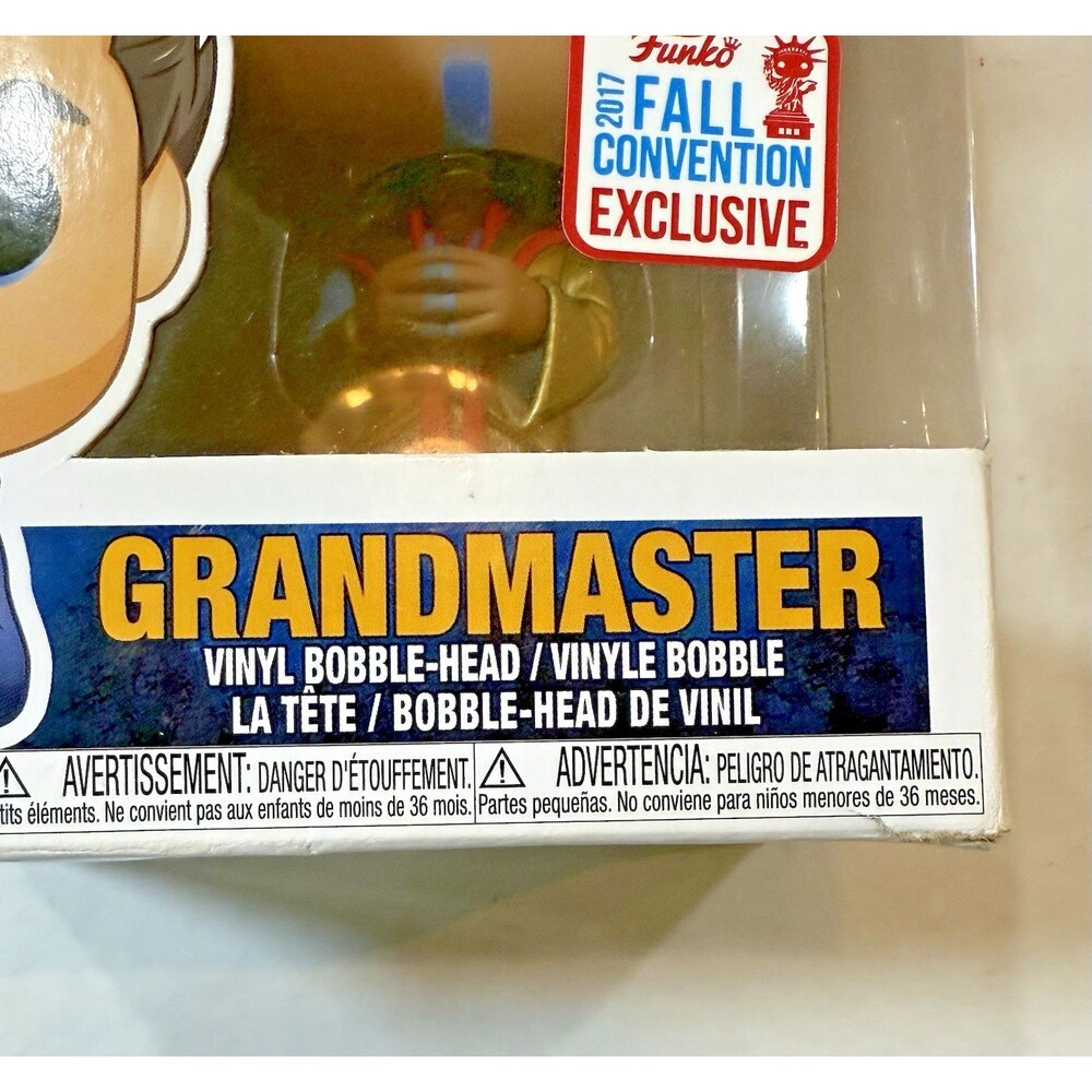 Funko Pop Grandmaster 254‎ Thor Ragnarok 2017 Fall Convention Exclusive New - Picture 5 of 12